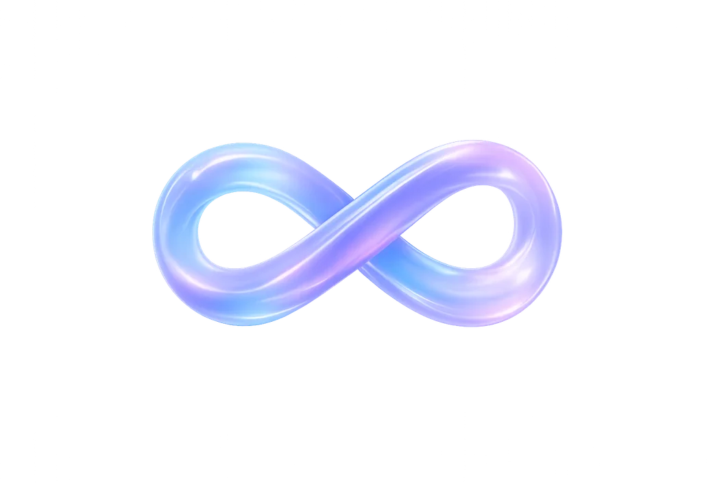 Símbolo de infinito fluido de Synergy Global